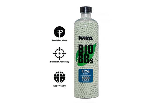 KWA Bio BBs .25g – 5k Rds. Bottle